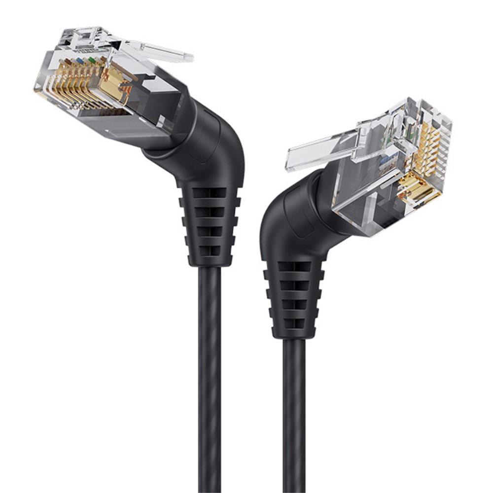 CableCreation CableCreation 2 m Cat6a RJ45 Nätverkskabel Svart