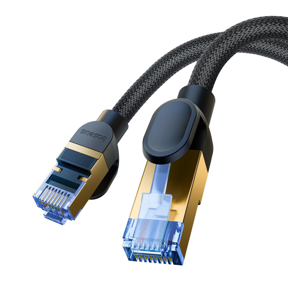 BASEUS BASEUS 3 m Cat7 RJ45 Nätverkskabel Svart