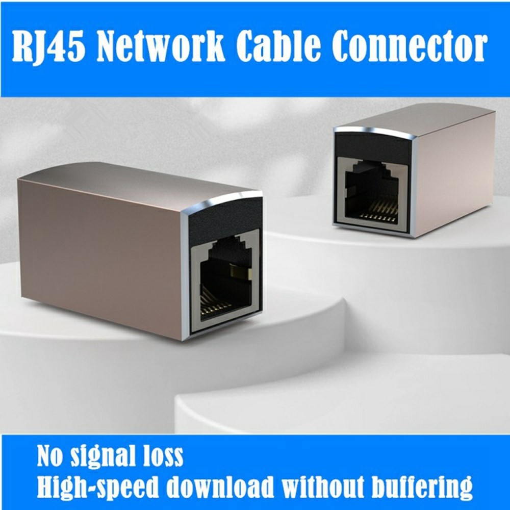  Cat8/Cat7/Cat6/Cat5 RJ45 Nätverksadapter