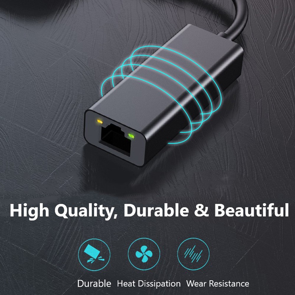  USB-C Till RJ45 Nätverksadapter Grå