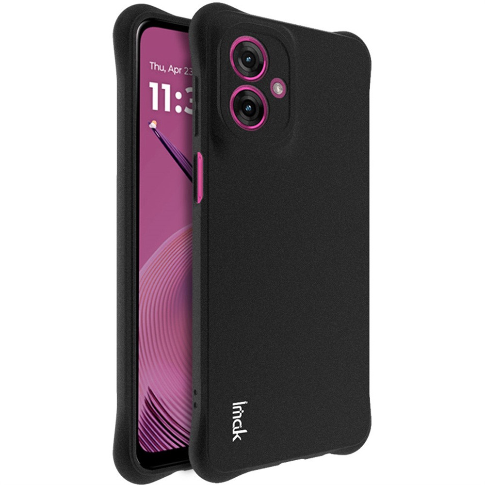 IMAK IMAK Motorola Moto G55 5G Skal TPU Shockproof Svart