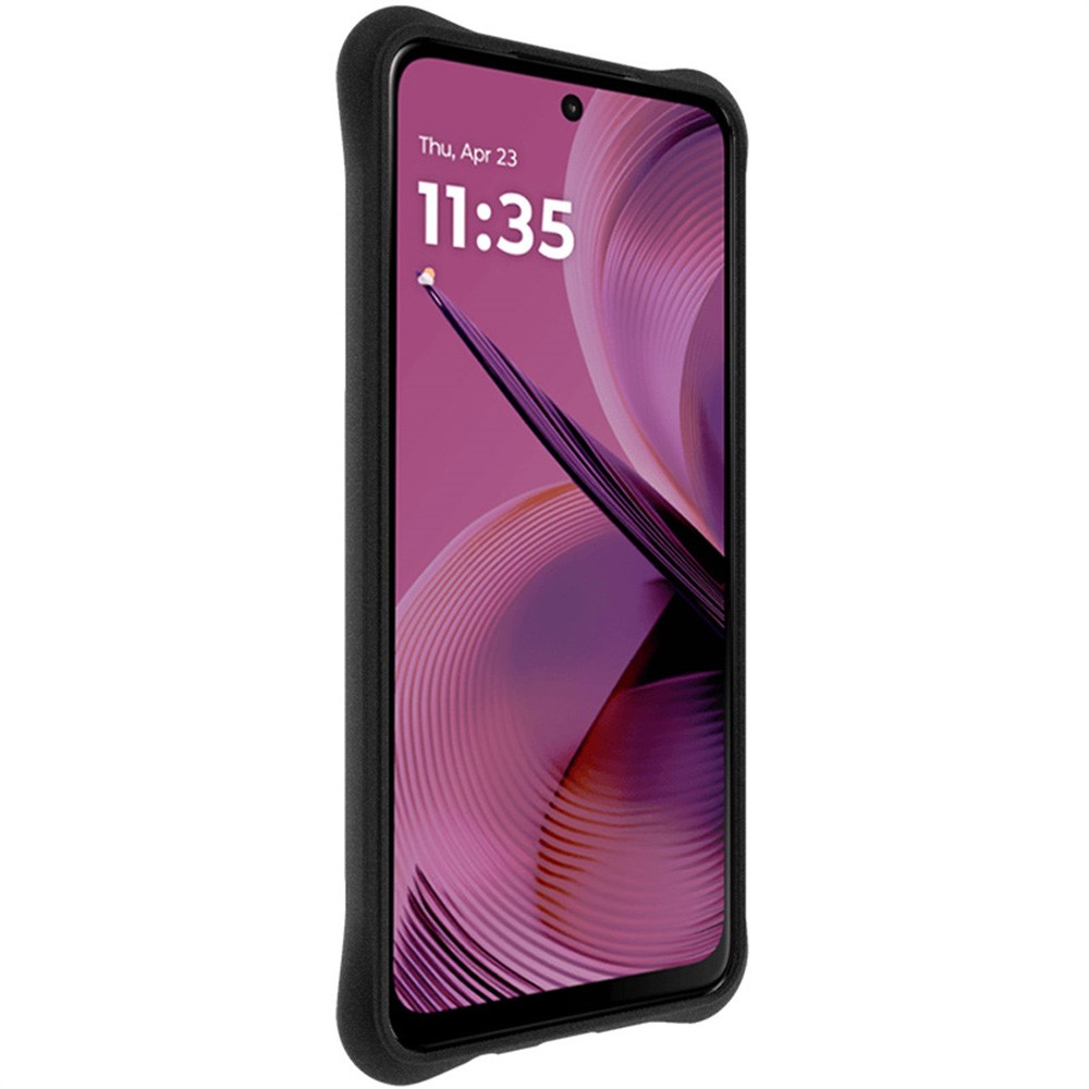 IMAK IMAK Motorola Moto G55 5G Skal TPU Shockproof Svart