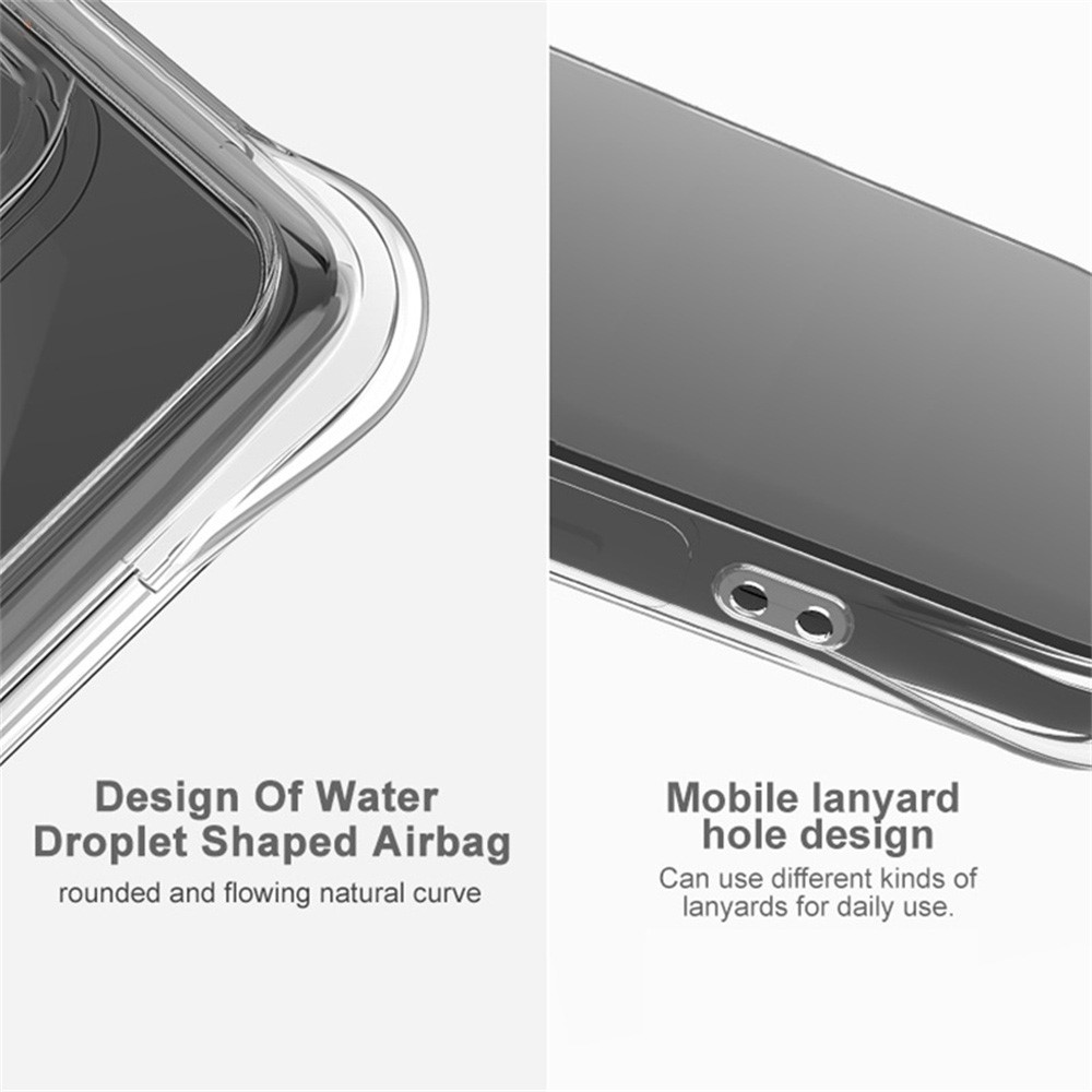 IMAK IMAK Motorola Moto G55 5G Skal TPU Shockproof Svart