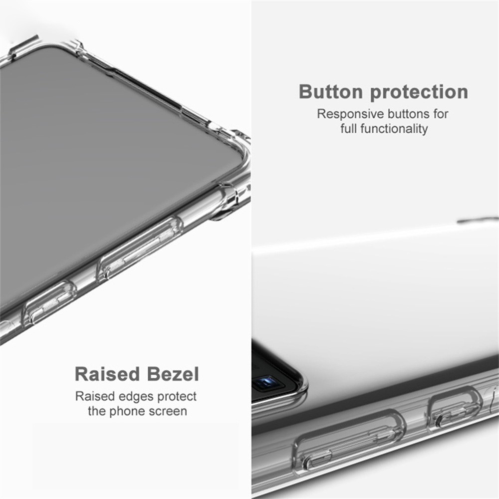 IMAK IMAK Motorola Moto G55 5G Skal TPU Shockproof Svart