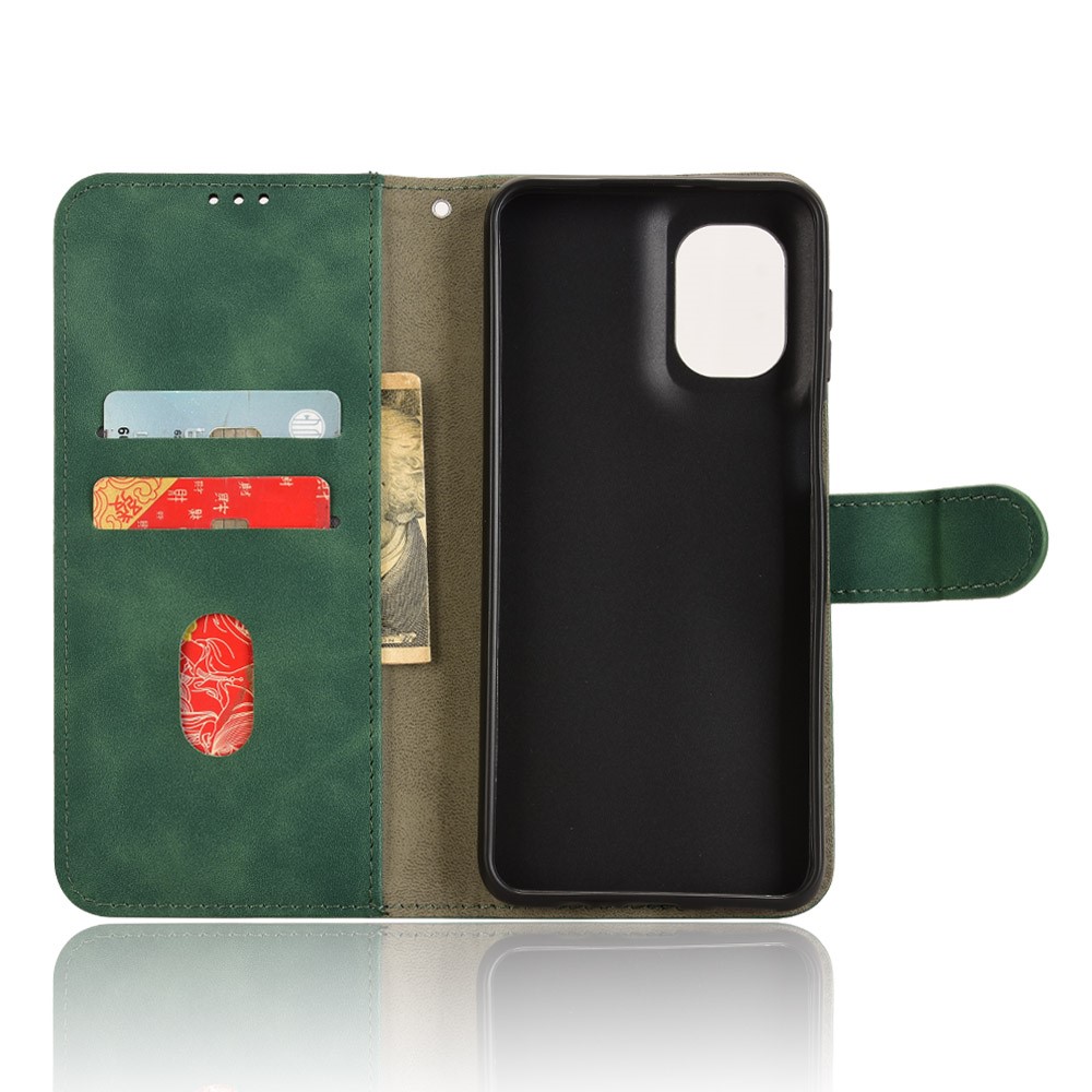  Motorola Moto G55 5G Fodral Läder Grön