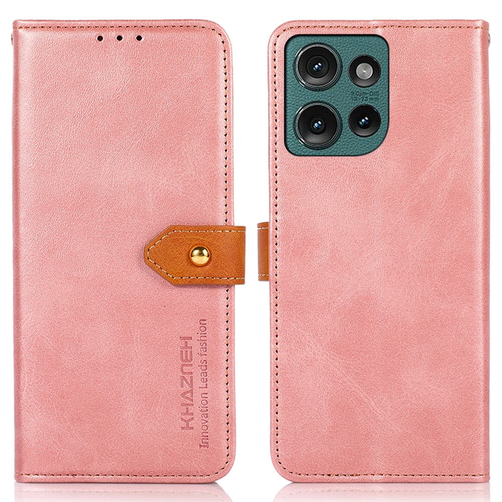 KHAZNEH KHAZNEH Motorola Edge 50 Neo Fodral Dual-Color Roséguld