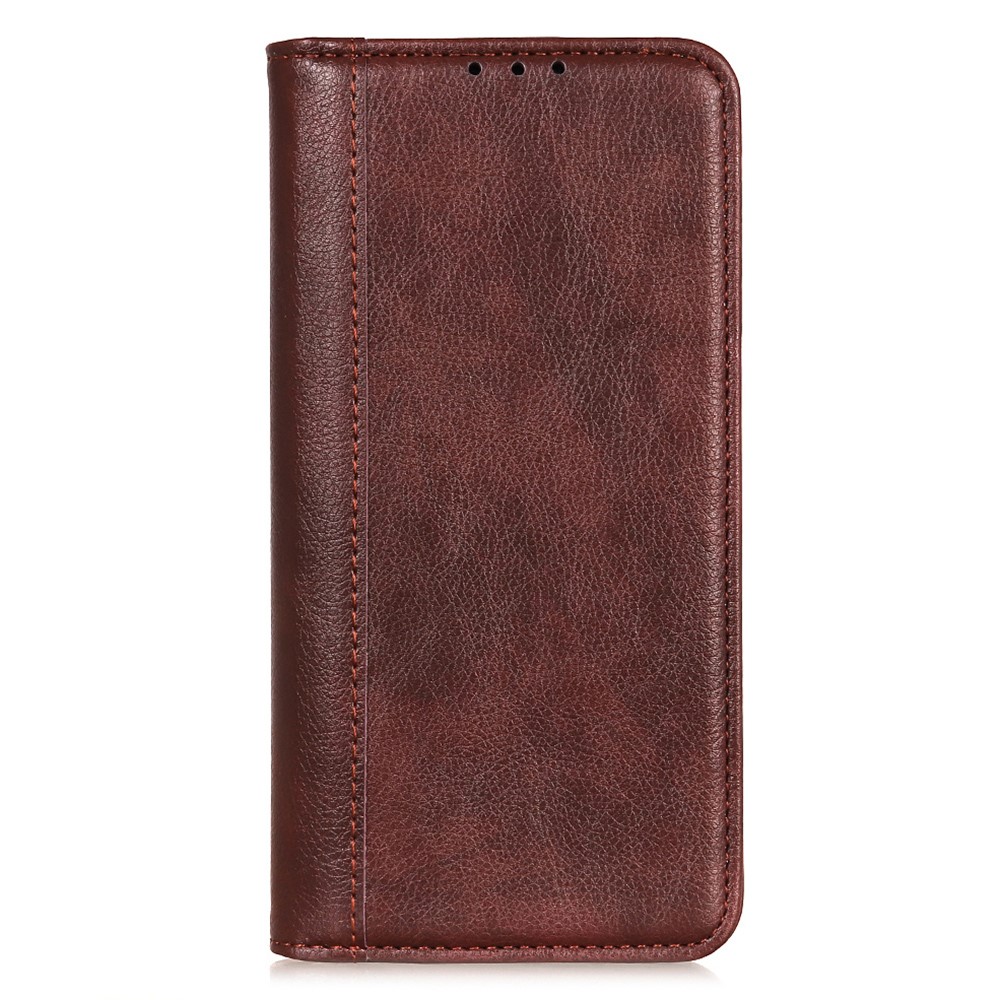  Motorola Edge 50 Neo Plånboksfodral Läder Brun