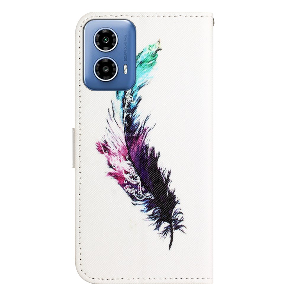  Motorola Moto G35 5G Fodral Med Tryck Fjäder