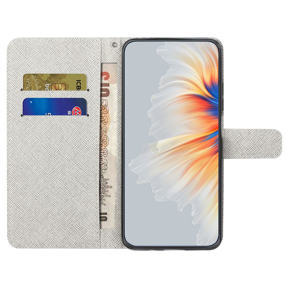  Motorola Moto G35 5G Fodral Med Tryck Blommor