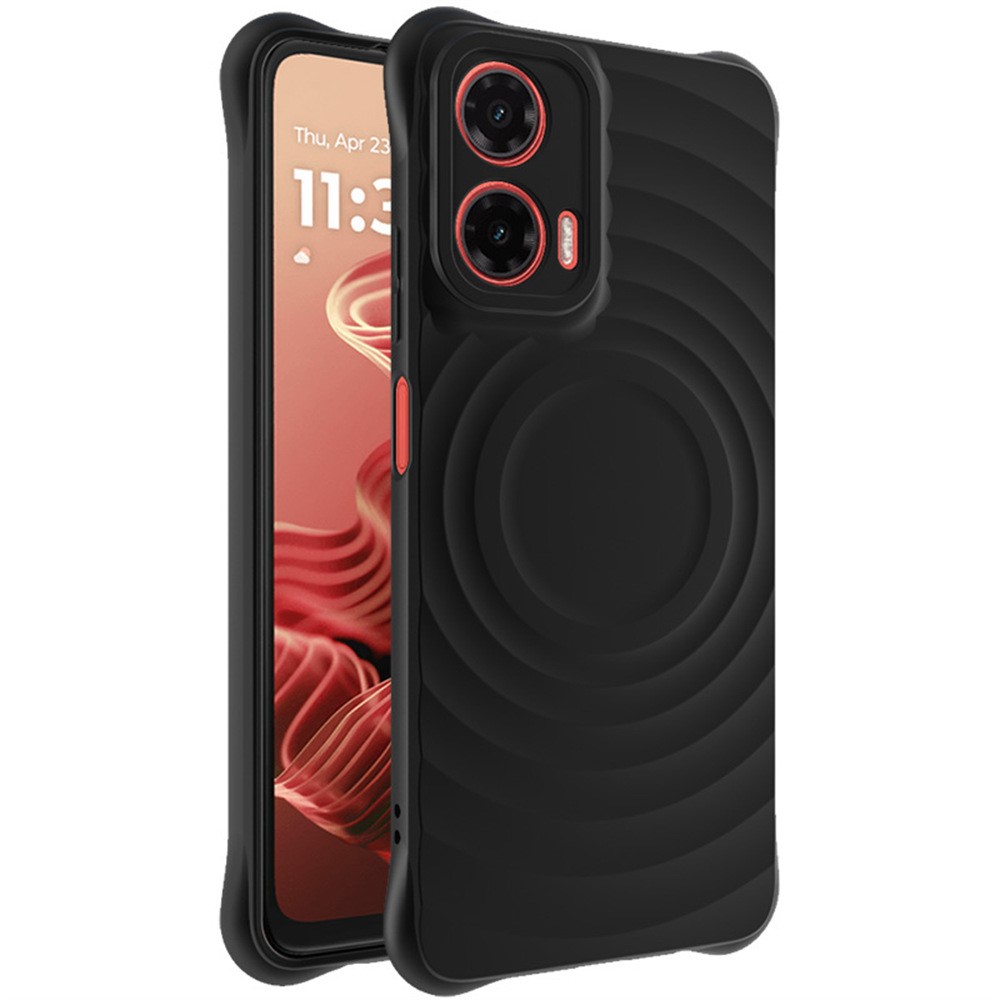 IMAK IMAK Motorola Moto G35 5G Skal Waterdrop Matt Svart