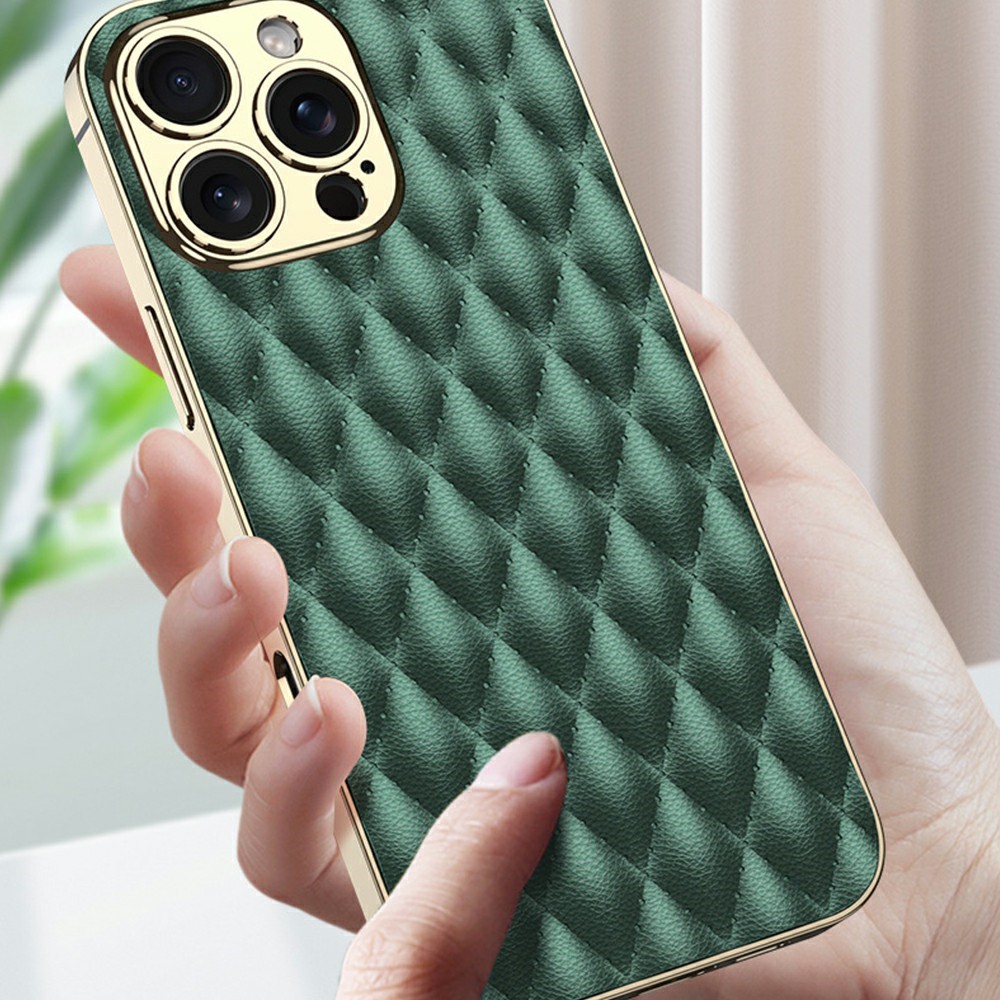 GKK GKK iPhone 16 Pro Skal Diamond Hybrid Läder Rosa