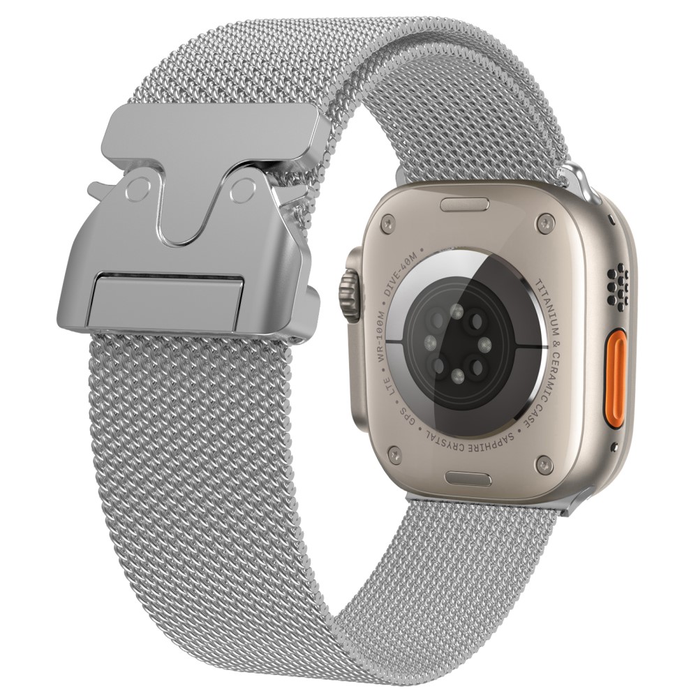  Apple Watch 38/40/41/42 mm Klockarmband Milanese Silver