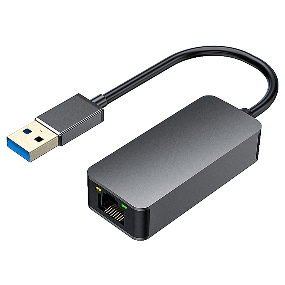  USB-A - RJ45 Nätverksadapter Grå