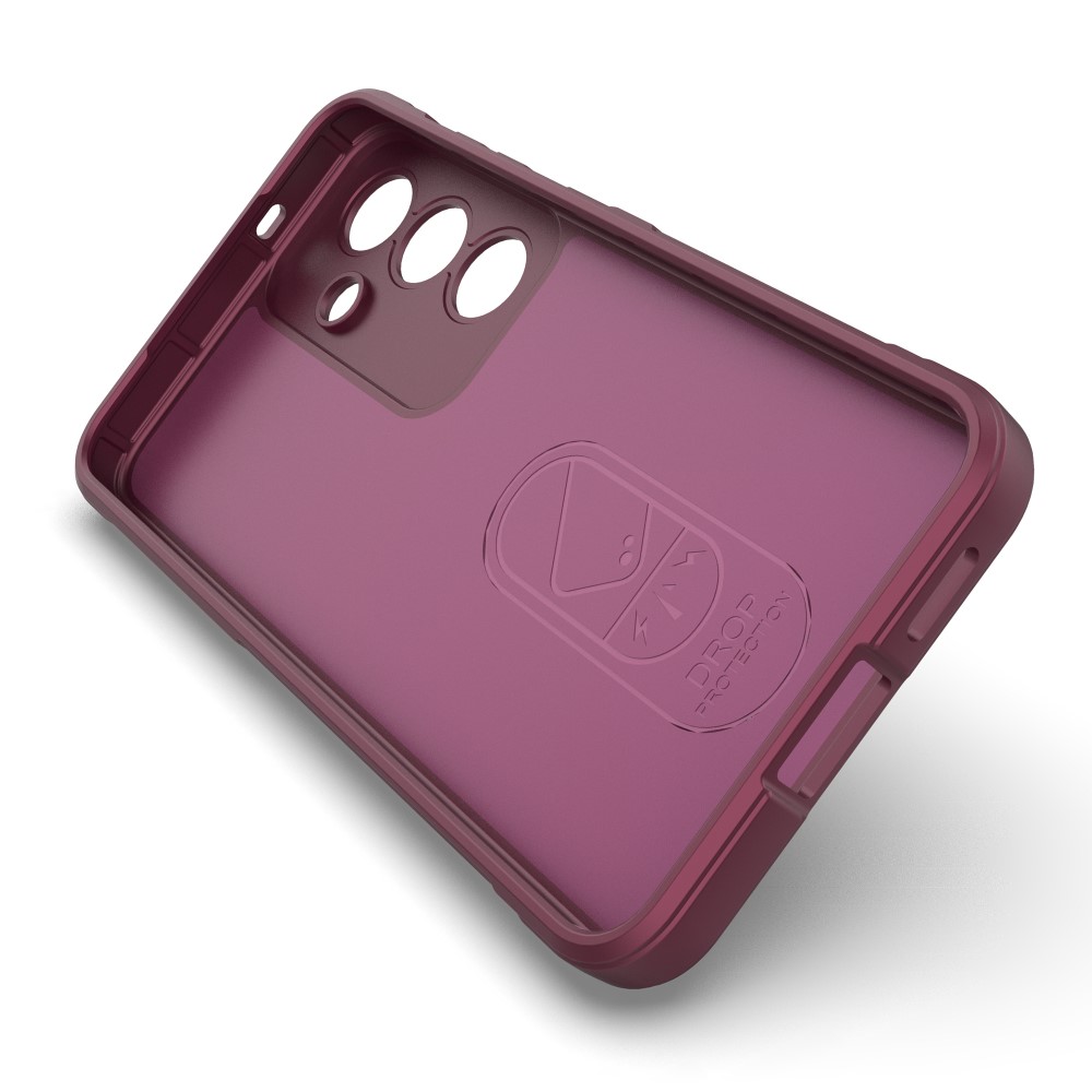  Samsung Galaxy S25 Skal Magic Shield Vinröd