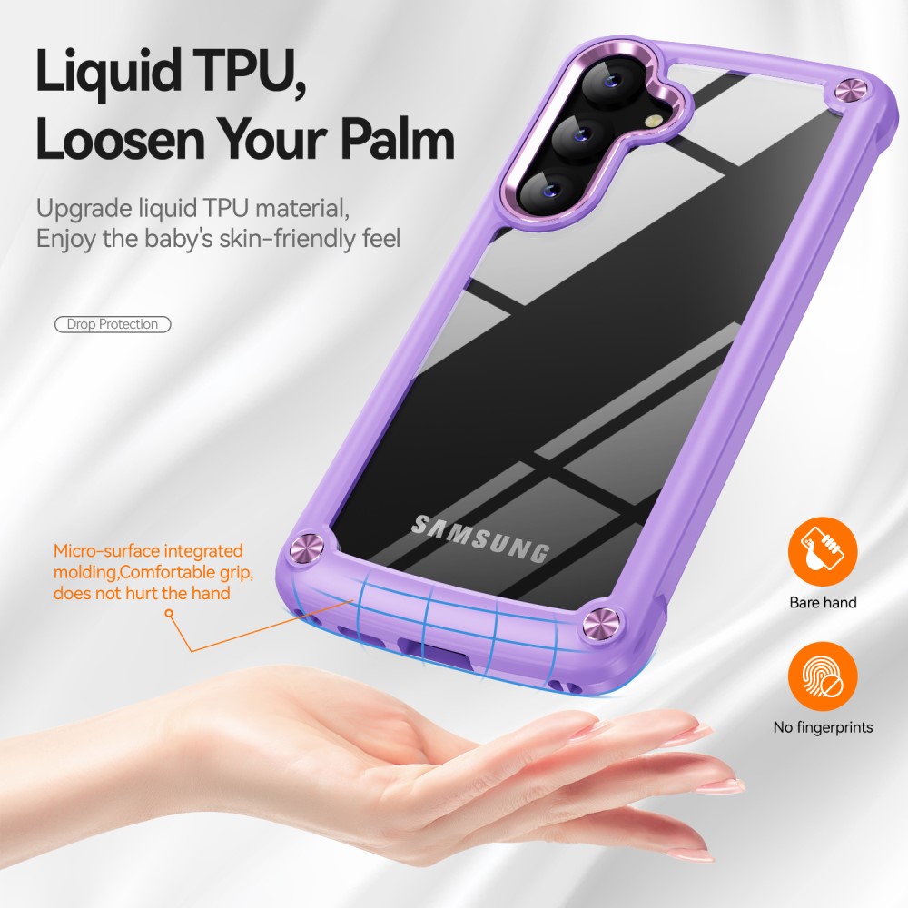  Samsung Galaxy S25 Skal Xtreme Shockproof Hybrid Lila