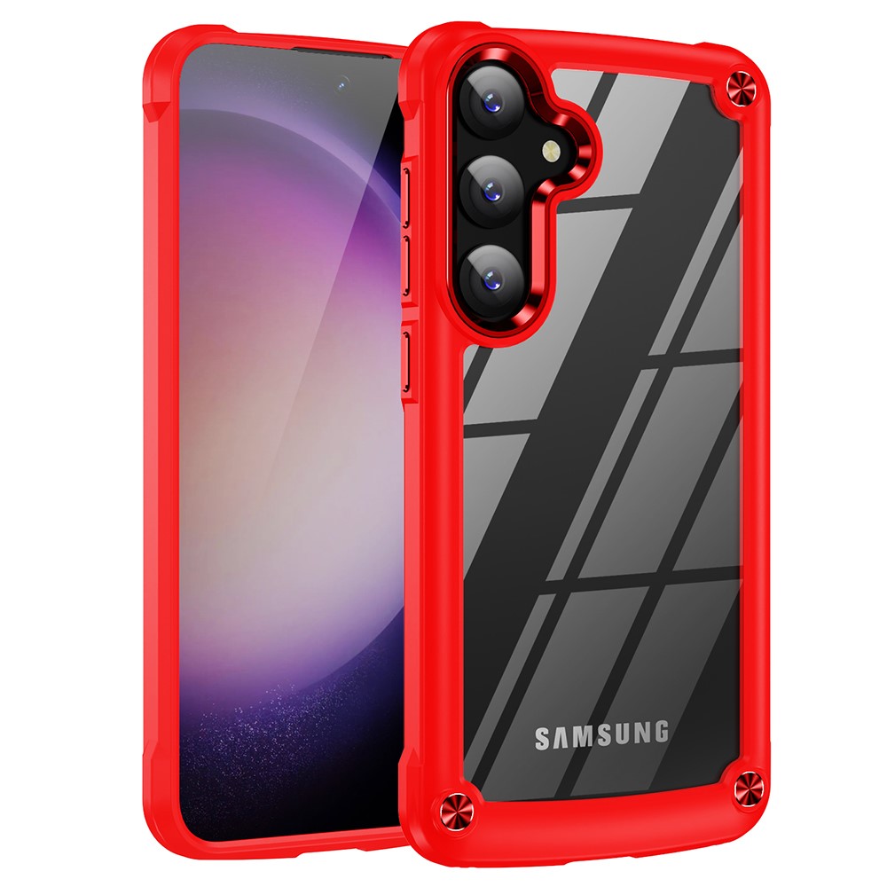  Samsung Galaxy S25 Skal Xtreme Shockproof Hybrid Röd