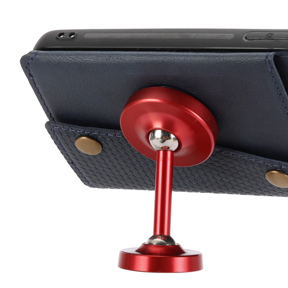  Samsung Galaxy S25 Skal Läder Med Kortfack Och Magnet