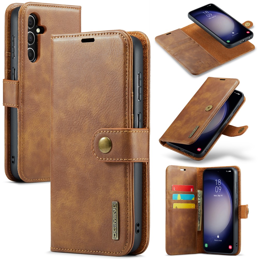 DG.MING DG.MING Samsung Galaxy S25 2in1 Magnet Fodral / Skal Brun