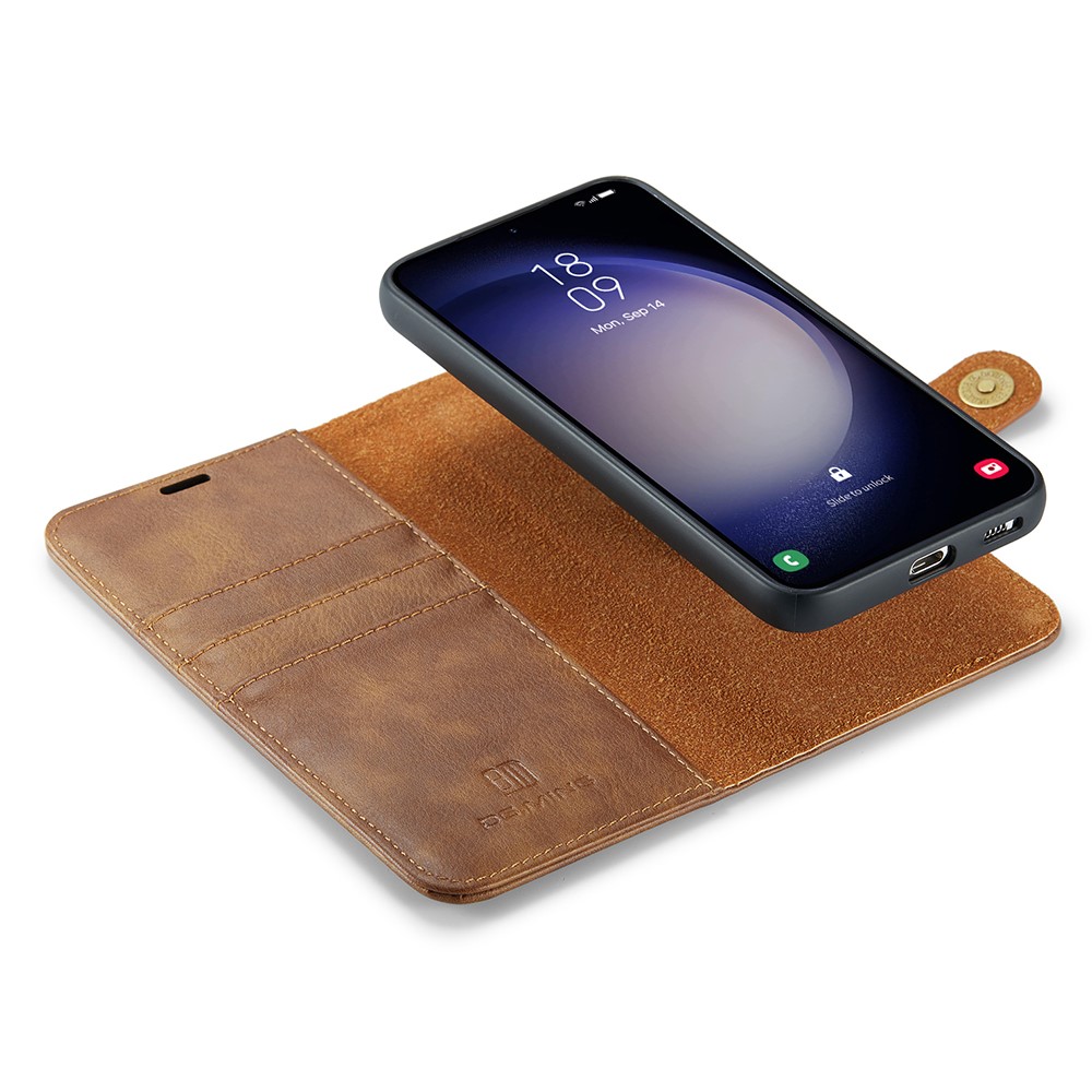 DG.MING DG.MING Samsung Galaxy S25 2in1 Magnet Fodral / Skal Brun