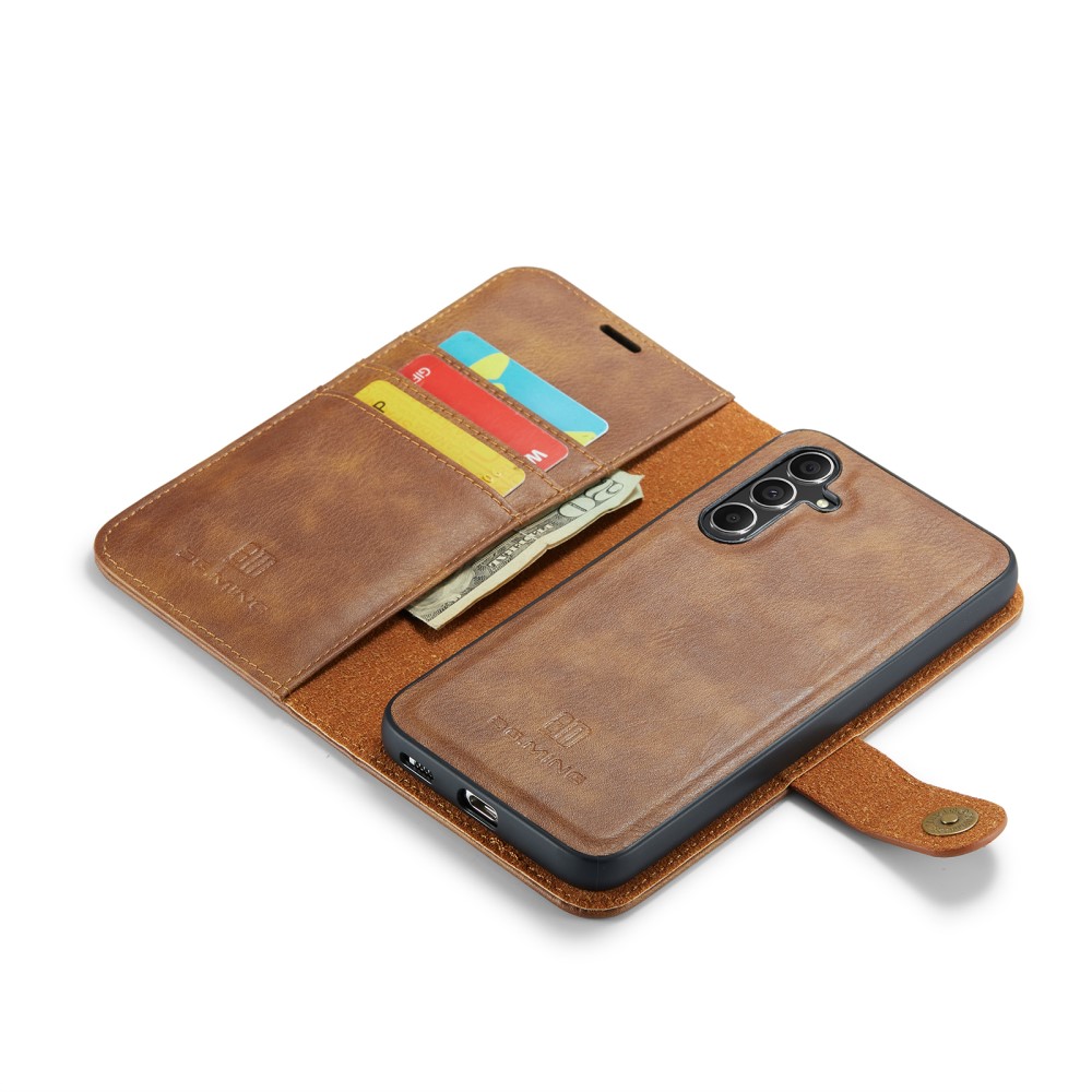 DG.MING DG.MING Samsung Galaxy S25 2in1 Magnet Fodral / Skal Brun