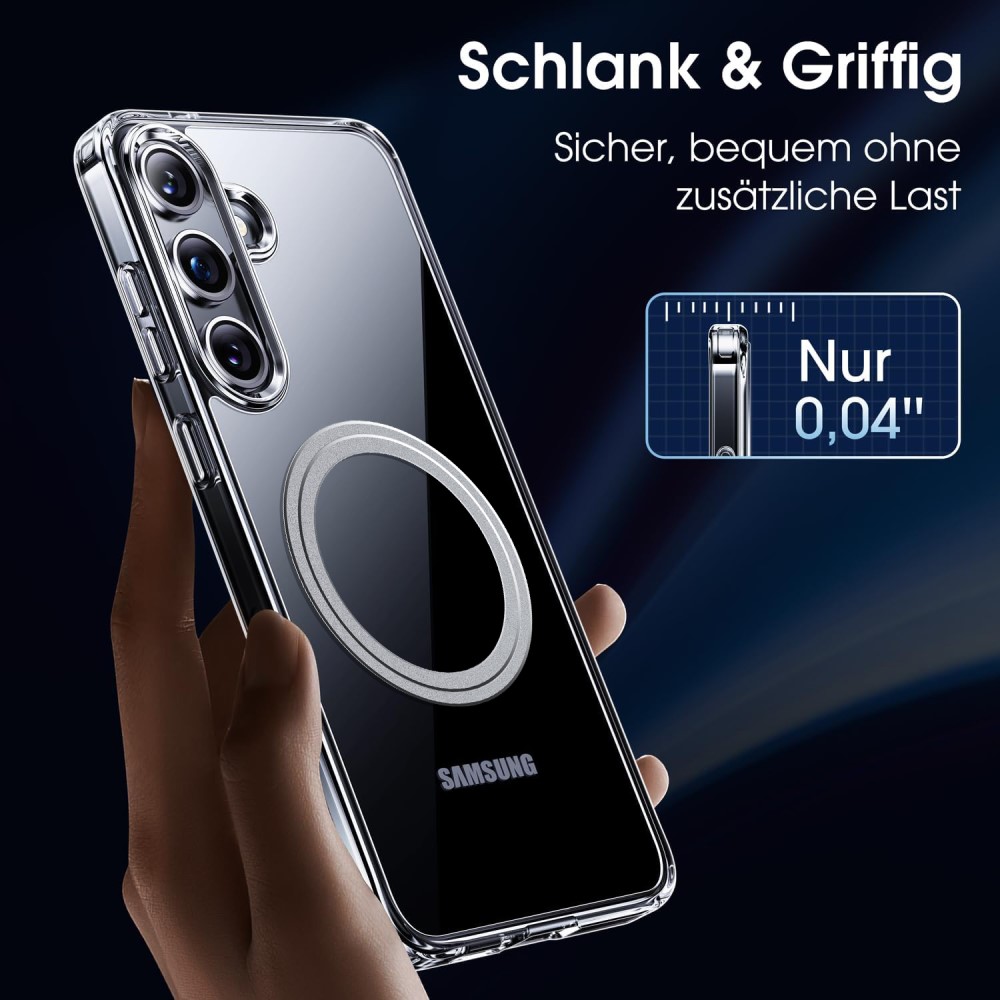  Samsung Galaxy S25 Skal MagSafe Transparent