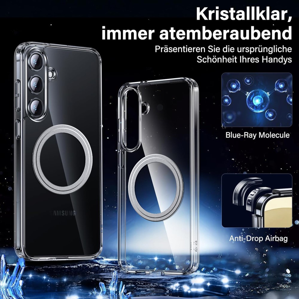  Samsung Galaxy S25 Skal MagSafe Transparent
