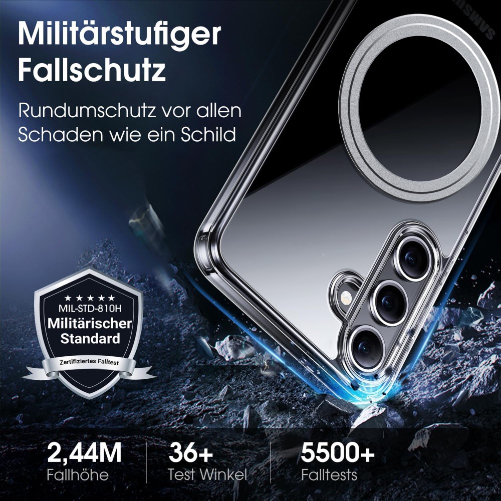  Samsung Galaxy S25 Skal MagSafe Transparent