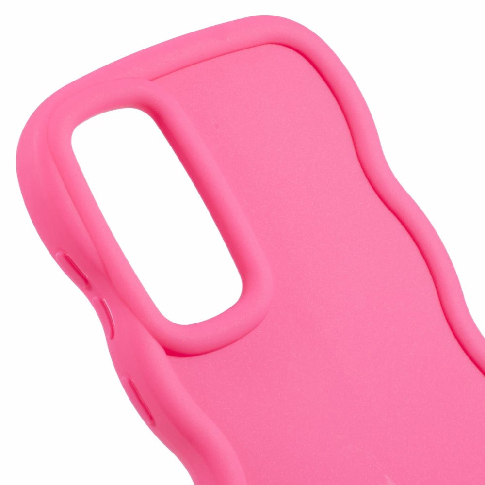  Samsung Galaxy S25 Mobilskal Wavy Rosa