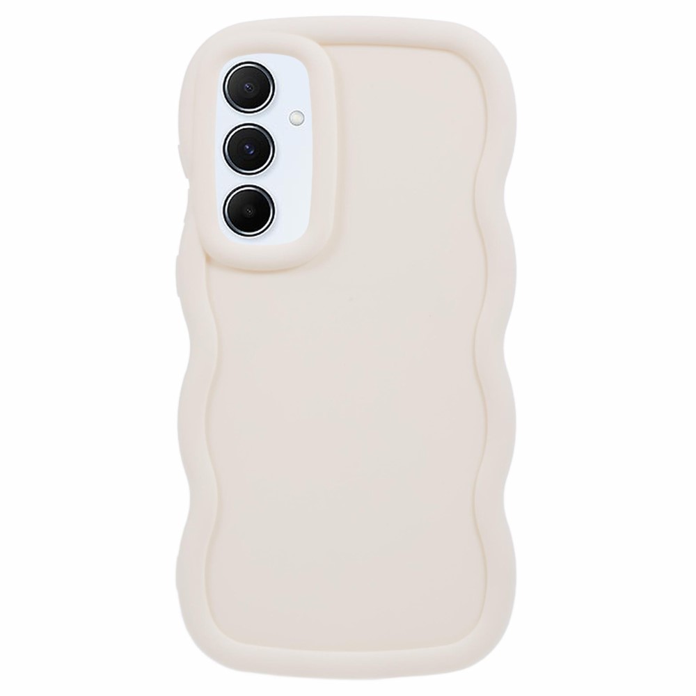  Samsung Galaxy S25 Mobilskal Wavy Off White