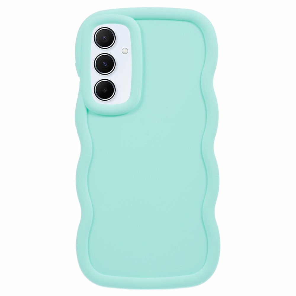  Samsung Galaxy S25 Mobilskal Wavy Ljus Grön