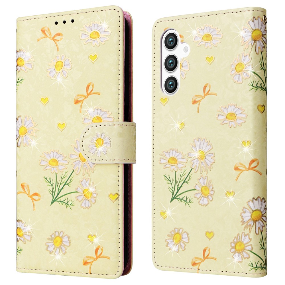  Samsung Galaxy S25 Fodral RFID Yellow Daisy