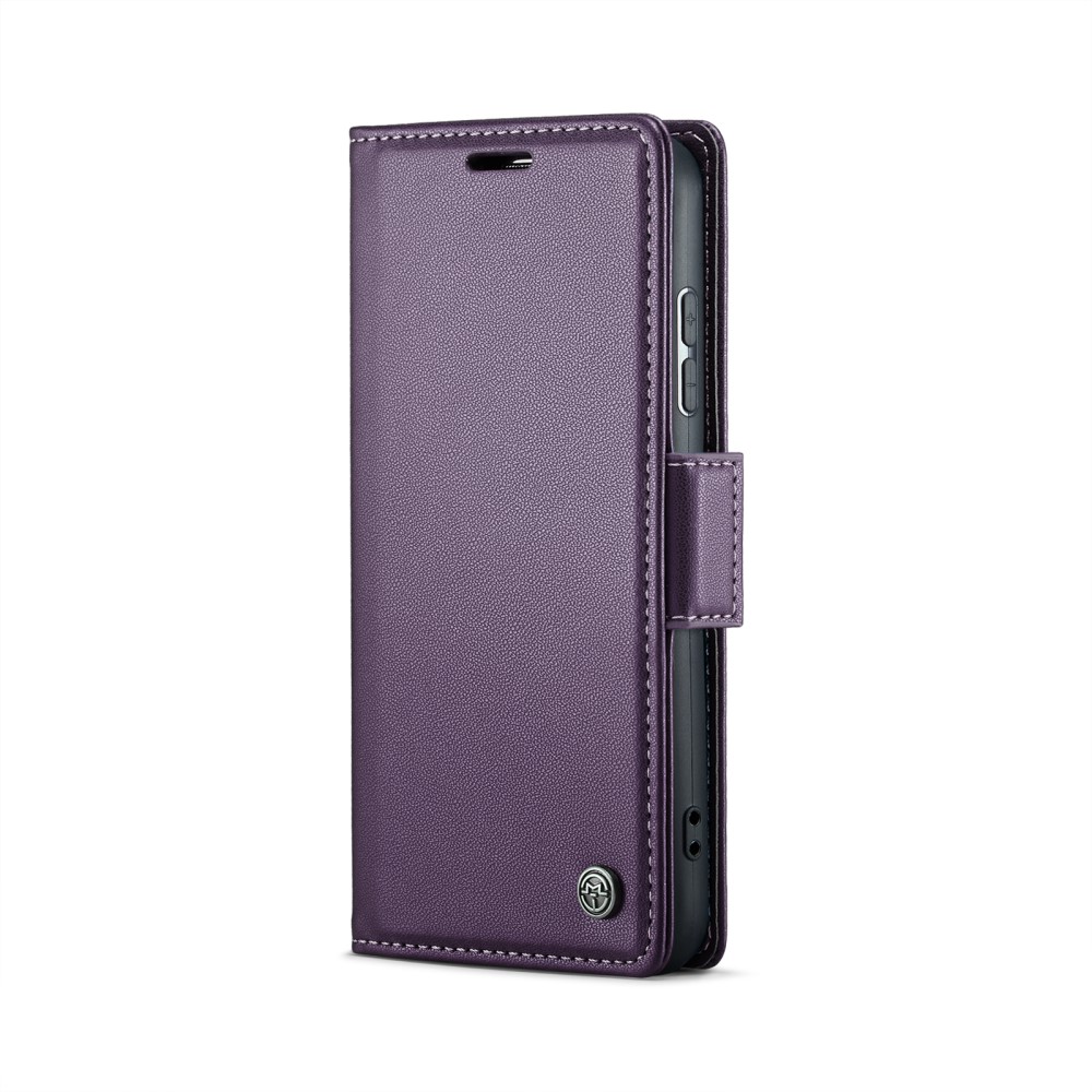 CASEME CASEME Samsung Galaxy S25 Fodral RFID Läder Lila