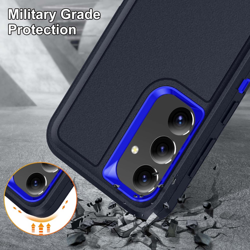  Samsung Galaxy S25 Skal Extreme Hybrid Kickstand Blå