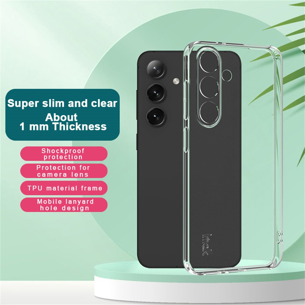 IMAK IMAK Samsung Galaxy S25 Skal TPU Slim Transparent