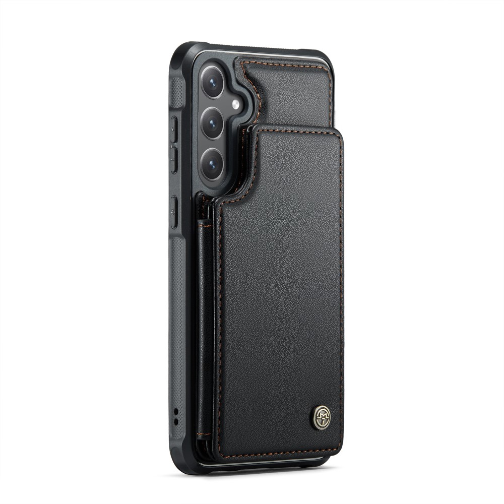 CASEME CASEME Samsung Galaxy S25 Skal RFID Kickstand Svart