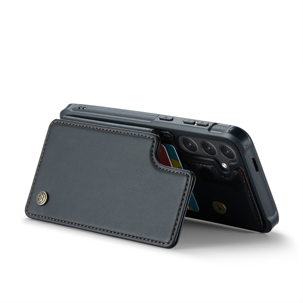 CASEME CASEME Samsung Galaxy S25 Skal RFID Kickstand Svart
