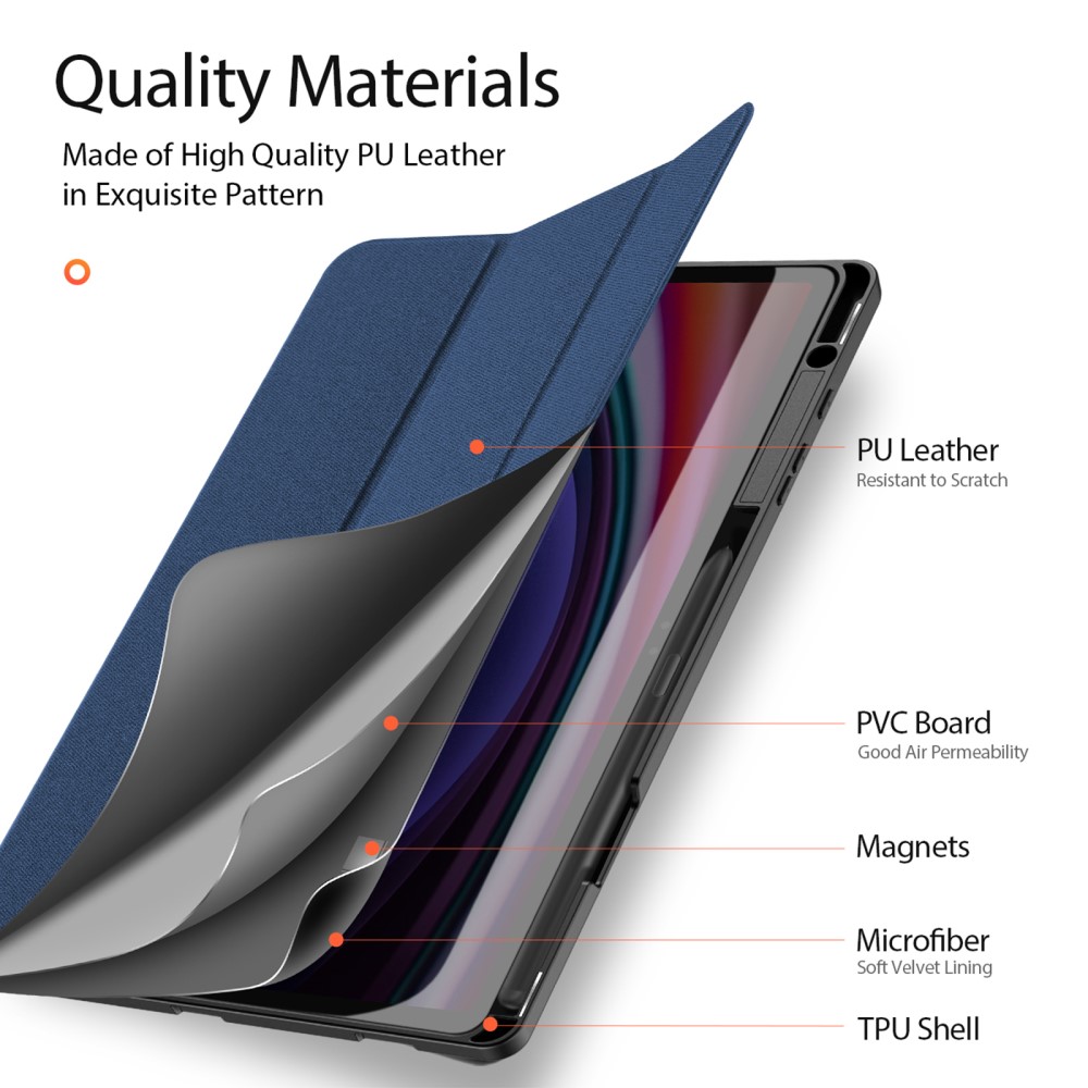 DUX DUCIS DUX DUCIS Galaxy Tab S10 Plus/S9 Plus/S9 FE Plus Fodral DOMO