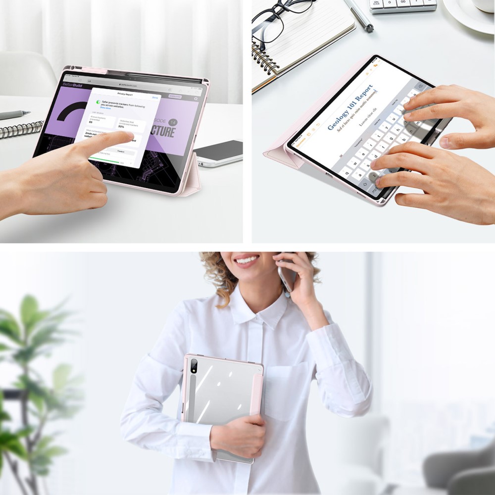 DUX DUCIS DUX DUCIS Galaxy Tab S10 Plus/S9 Plus/S9 FE Plus Fodral TOBY