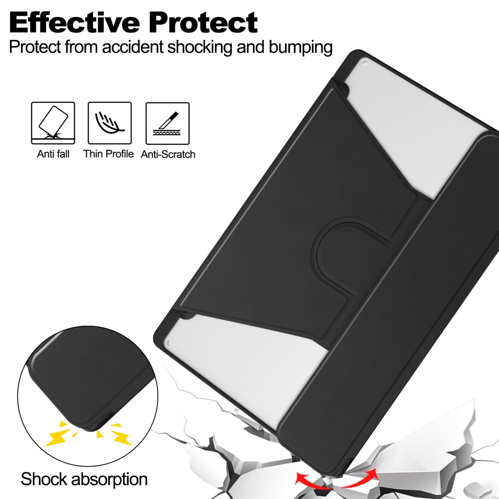  Samsung Galaxy Tab S10 Ultra Fodral 360° Rotation Svart
