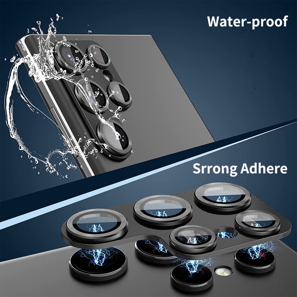 ENKAY ENKAY Samsung Galaxy S25 Linsskydd Härdat Glas Grå