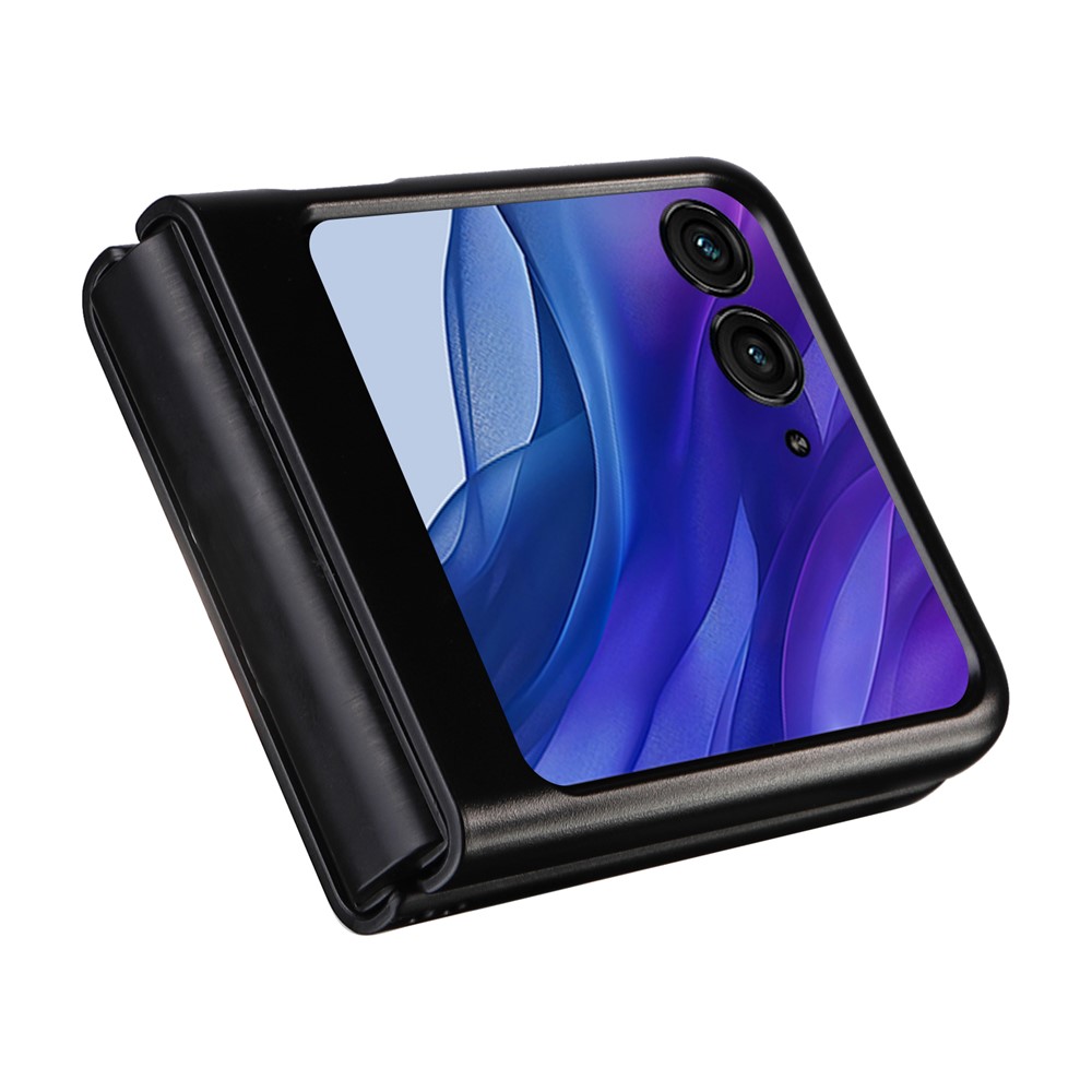  Motorola Razr 60 / 50 5G Skal Litchi Textur Svart
