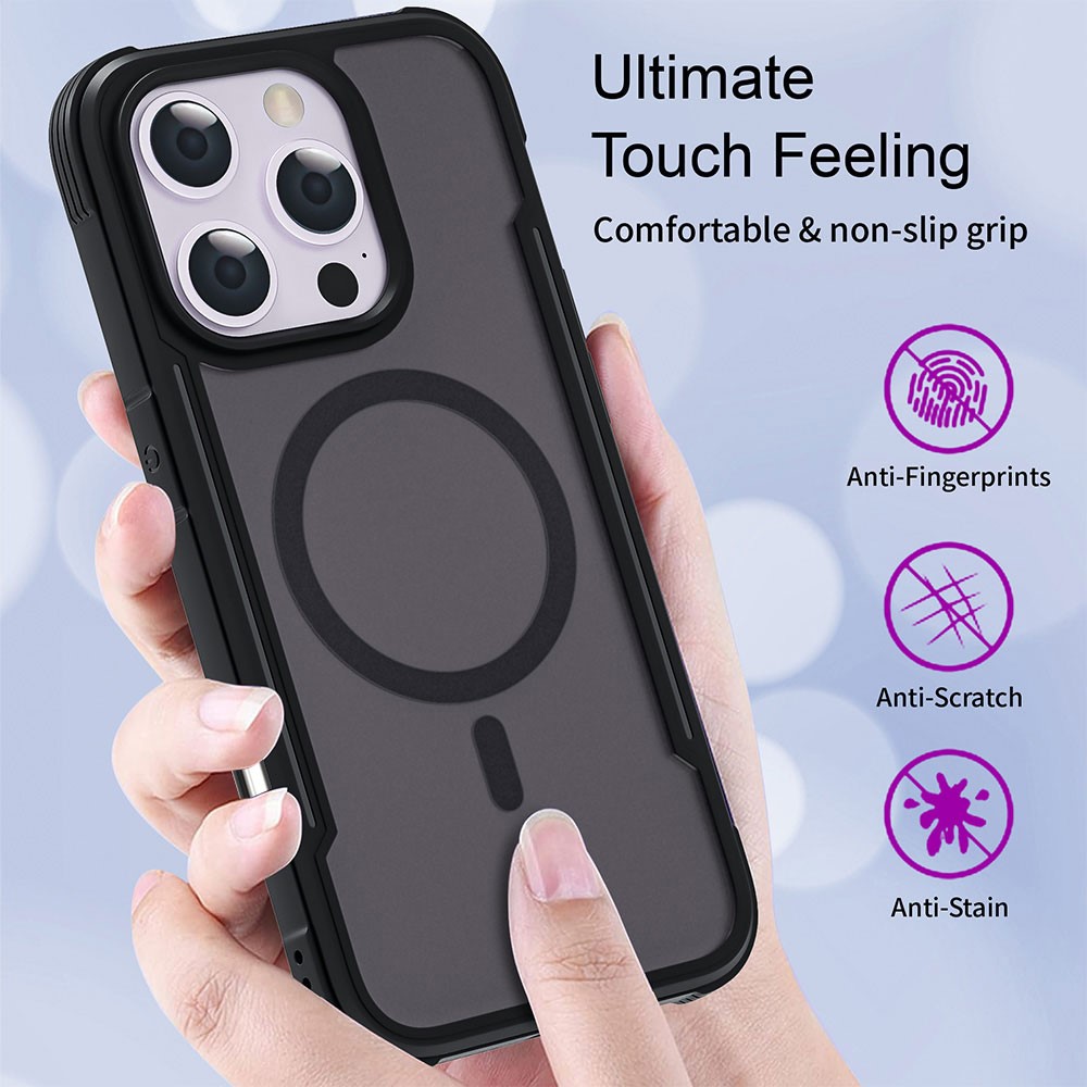  iPhone 16 Pro Max Skal MagSafe Thunder Series Svart