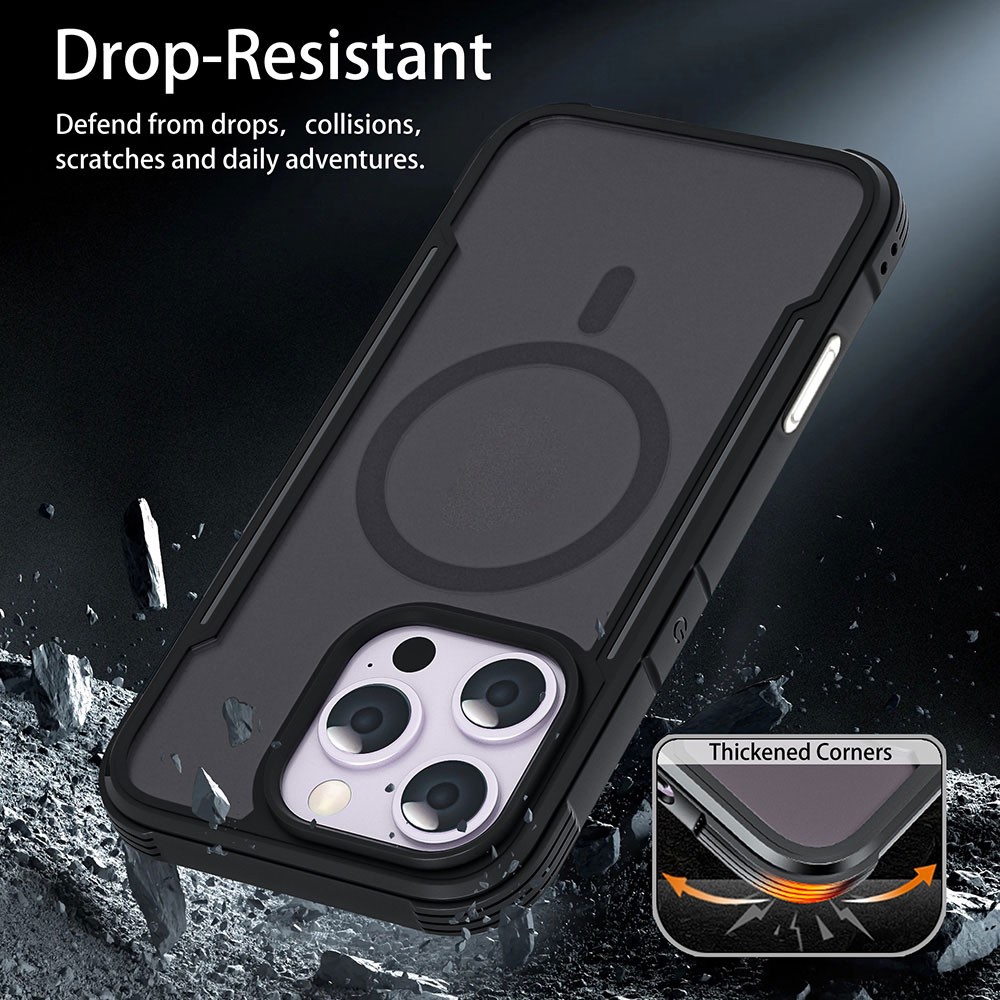  iPhone 16 Pro Skal MagSafe Thunder Series Svart