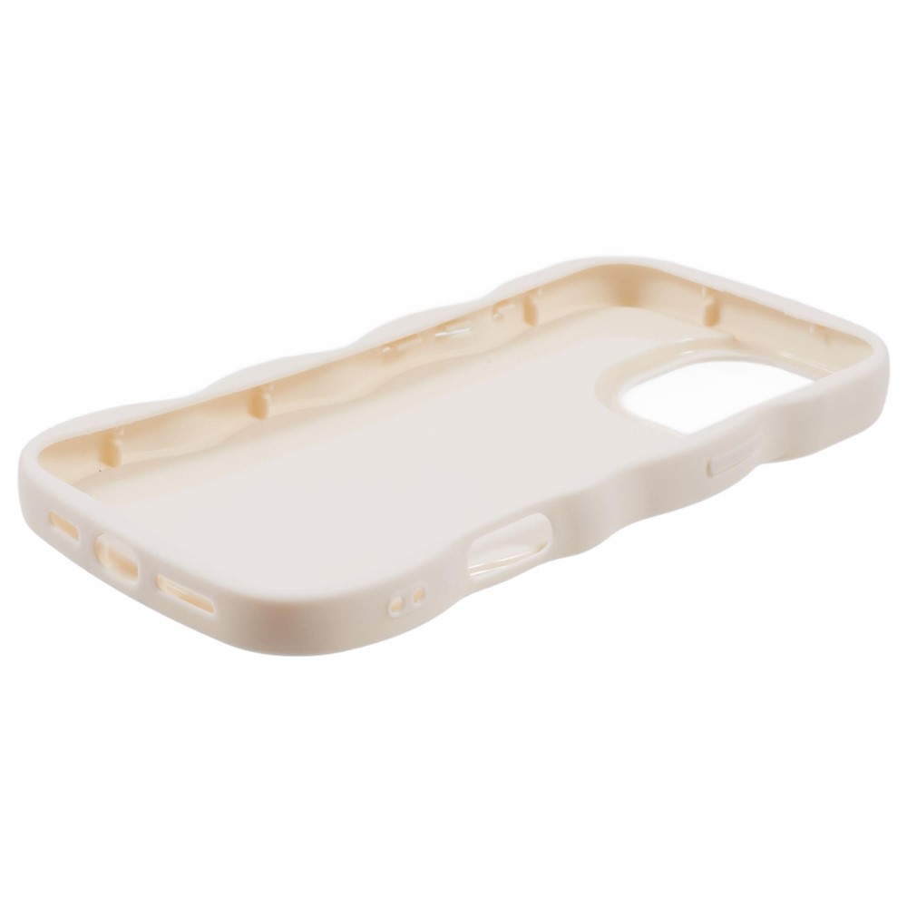  iPhone 16 Pro Mobilskal Wavy Off White