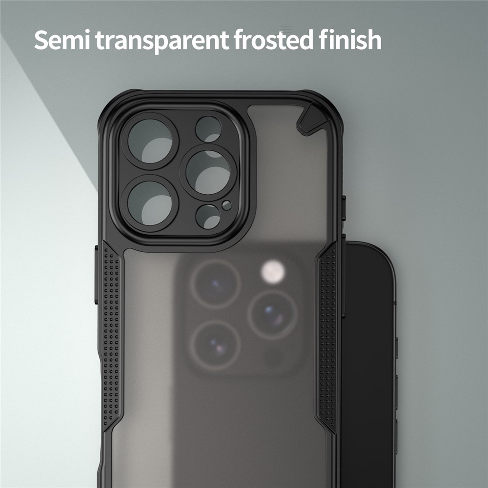  iPhone 16 Pro Skal Frosted Armor Series Svart