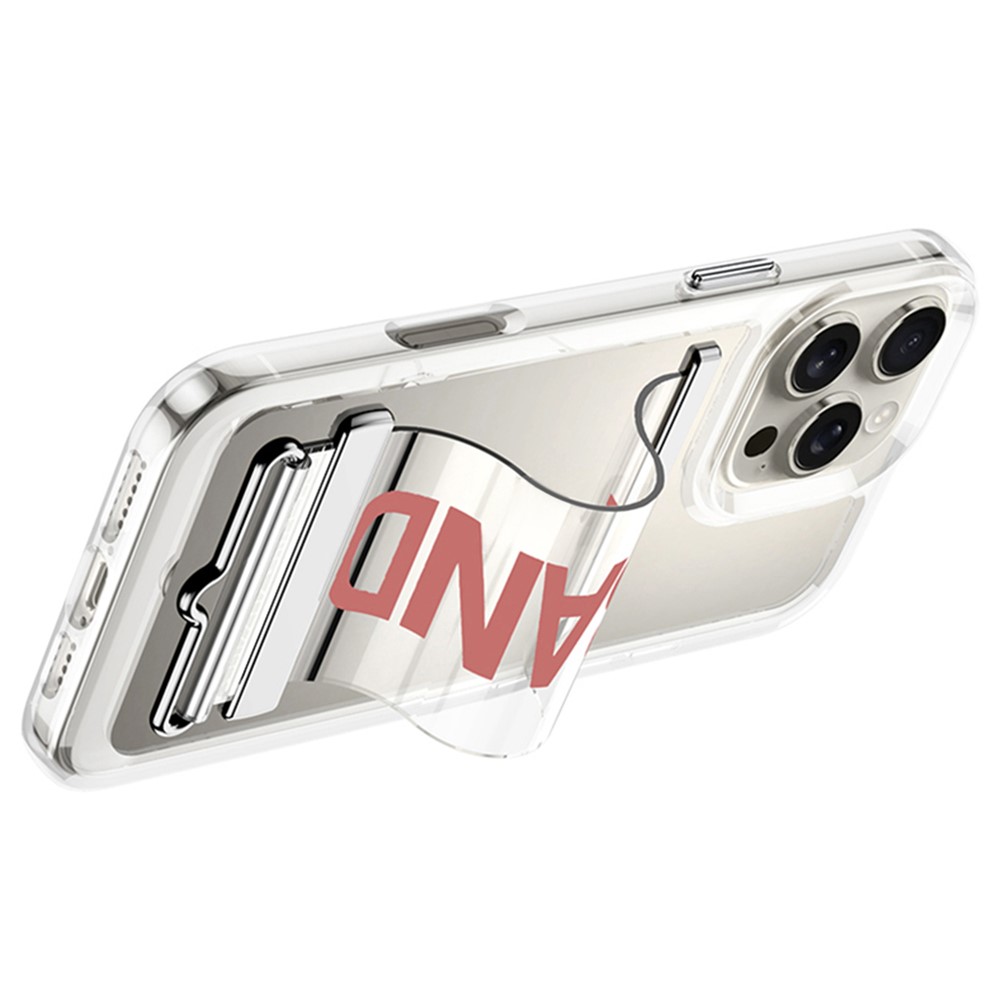 GKK GKK iPhone 16 Pro Skal Med Strap Transparent / Svart