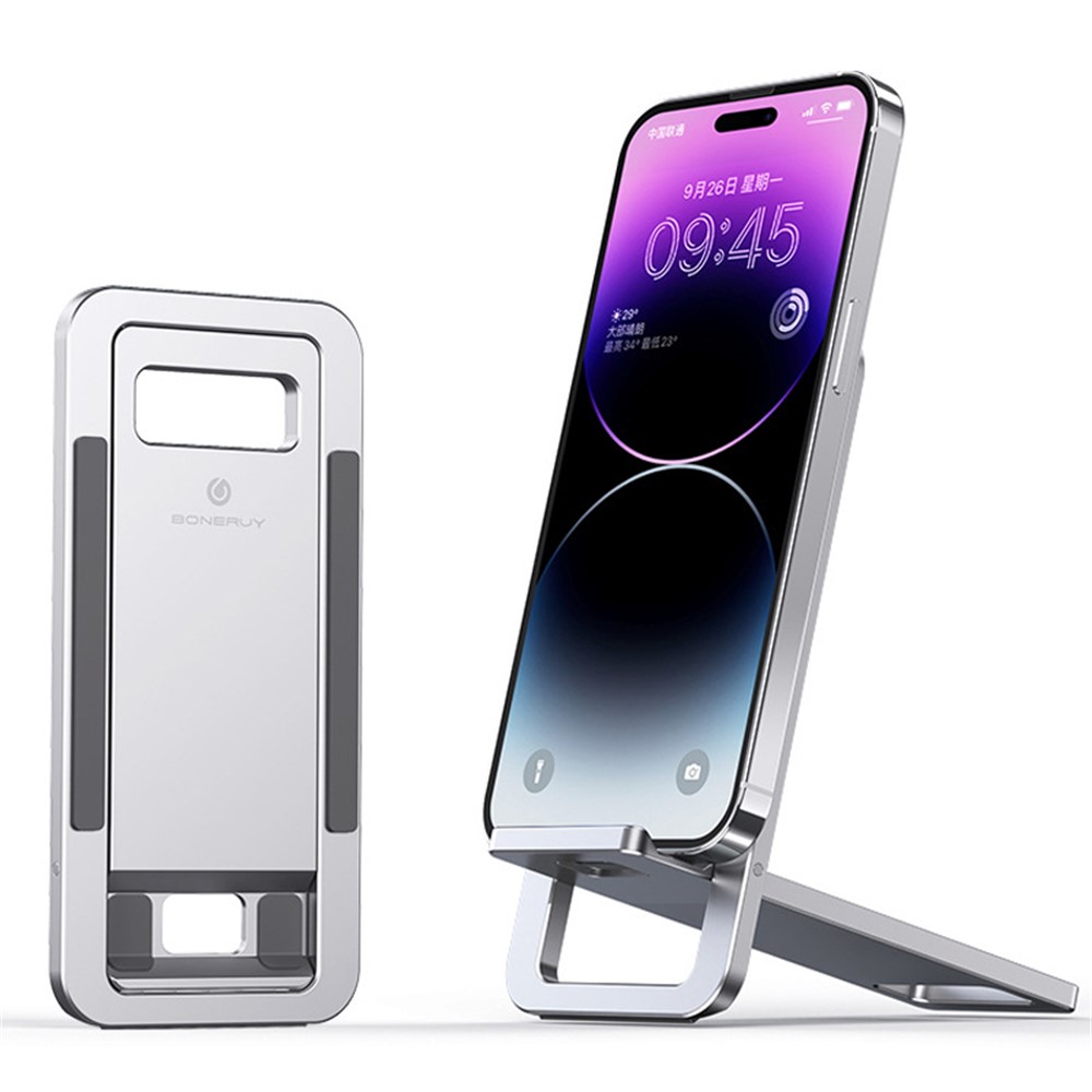 BONERUY BONERUY Universal Mobilhållare Silver