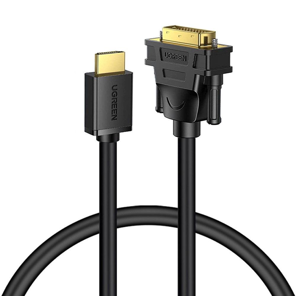 UGREEN UGREEN 1m 60Hz HDMI - DVI Kabel Svart