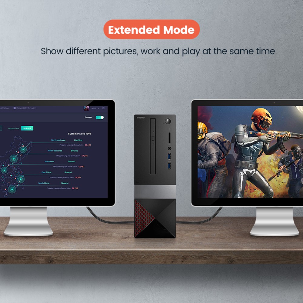 UGREEN UGREEN 2m 8K 60Hz HDMI 2.1 - HDMI Kabel Svart