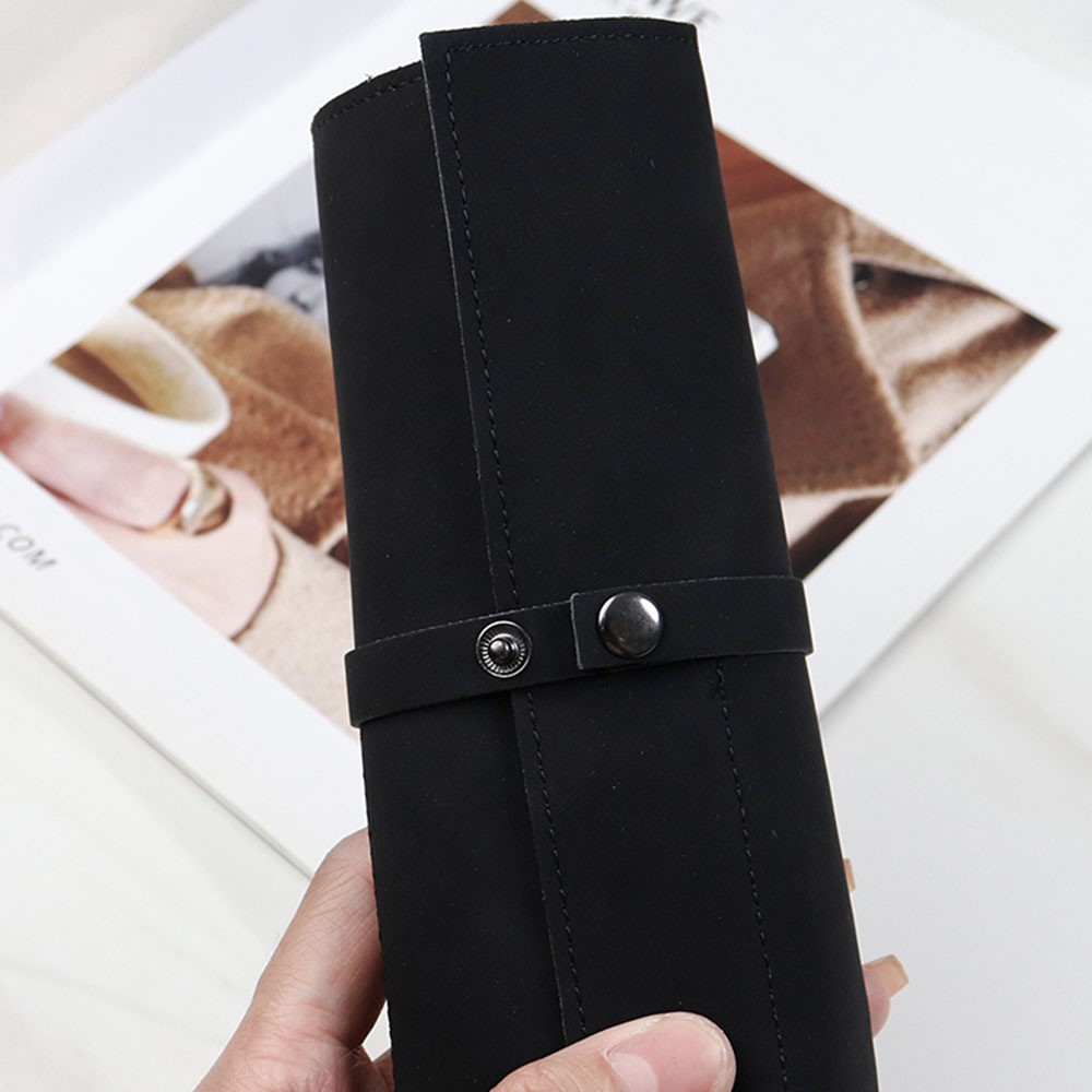 Väska Till Klockarmband Läder Svart